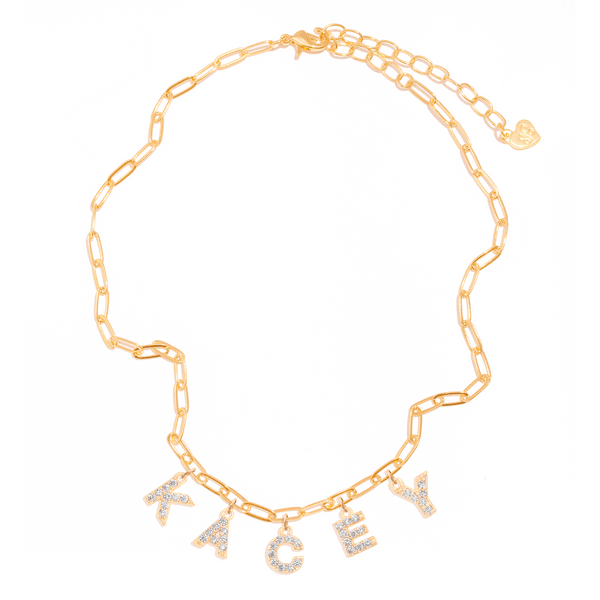 Custom Party Gal Paperclip Necklace FrasierSterling