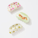 Summer Veggie Claw Clip Set