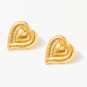 Prague Earrings in Gold