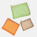 Mesh Pouch Set in Cantaloupe