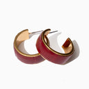 Croc Hoops in Merlot