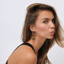 Lover Girl Earrings in Burgundy