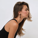 Lover Girl Earrings in Burgundy