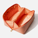 Travel Makeup Bag in Papaya