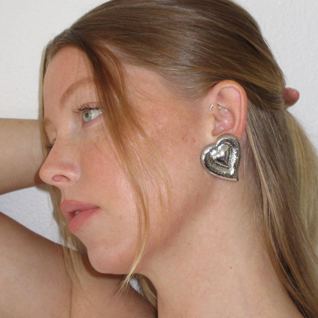 Prague Earrings in Silver