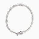 Off the Hook Necklace in Silver