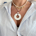 Monaco Cord Choker in Toffee