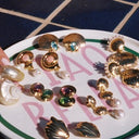 Antibes Earrings in Sea