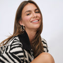 Knockers Earrings in Zebra
