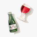 Vino Crystal Claw Clip Set