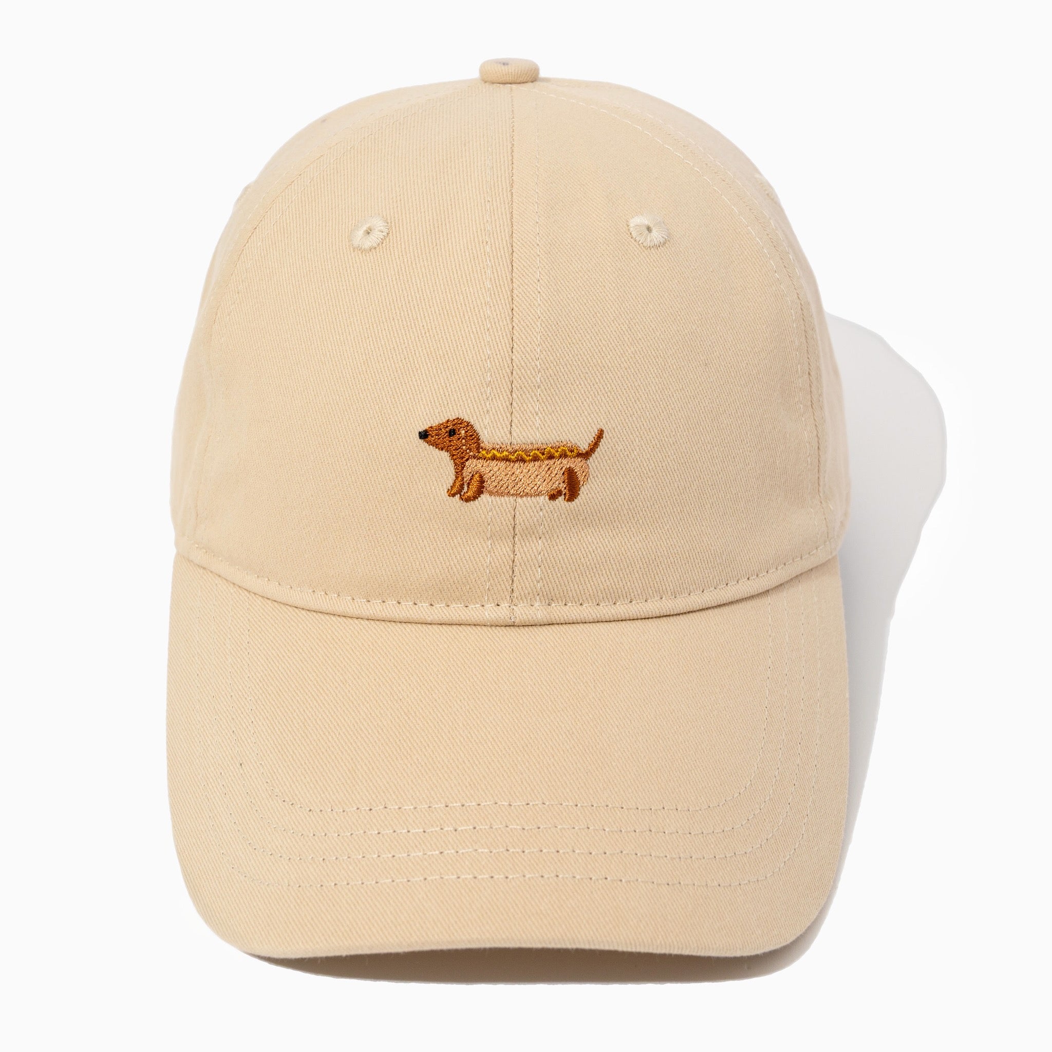 Hot Dog Pup Hat in Khaki – FrasierSterling
