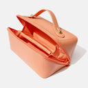 Travel Makeup Bag in Papaya