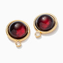 Oslo Earrings in Cranberry