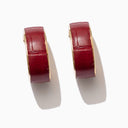 Croc Hoops in Merlot