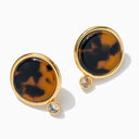 Oslo Earrings in Tortoise