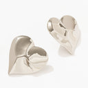 FS x For Love & Lemons Cross Your Heart Stud Earrings in Silver