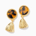 Belle Earrings in Tortoise