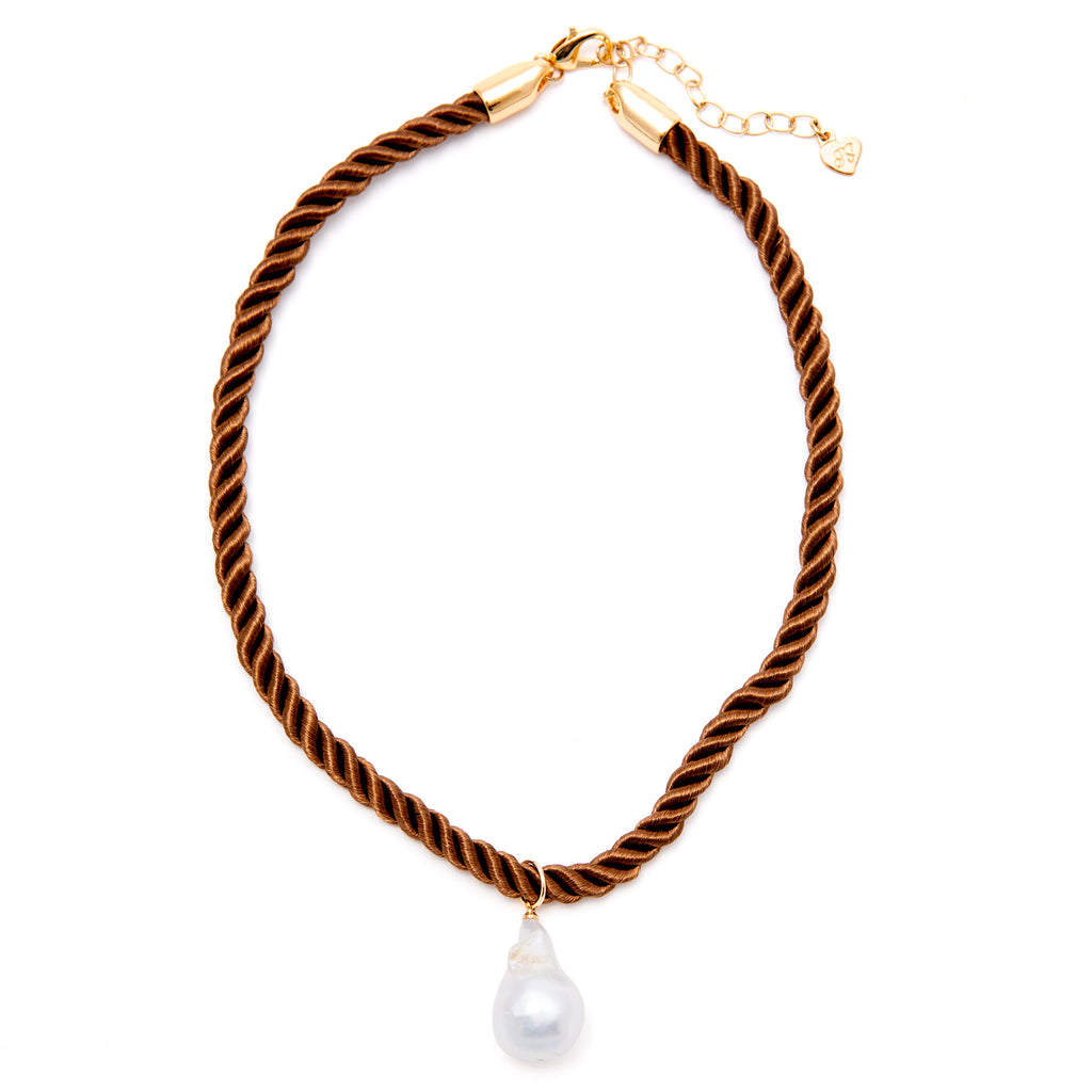 Corsica Necklace in Brown