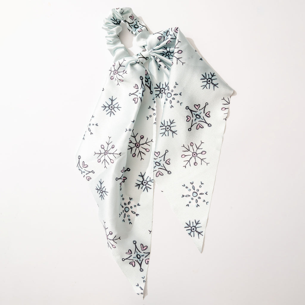 Snowflake Hair Scarf Set (2)