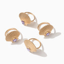 Shell Beach Napkin & Ring Set