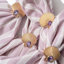 Shell Beach Napkin & Ring Set