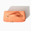Travel Makeup Bag in Papaya
