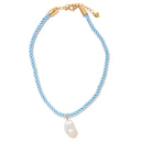 Corsica Necklace in Baby Blue