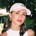 Violet Earrings in Citrus