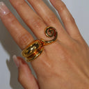 Seaglass Ring Duo in Gold