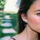 Oslo Earrings in Cranberry