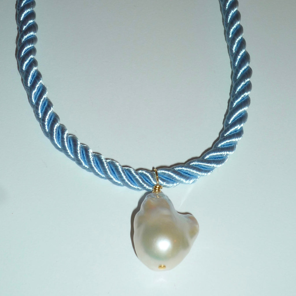 Corsica Necklace in Baby Blue