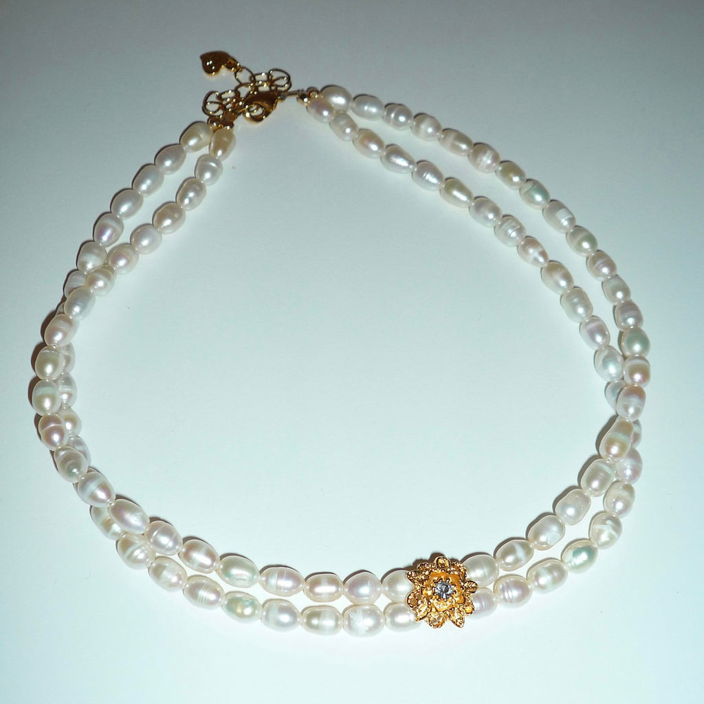 Dahlia Freshwater Pearl Necklace