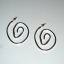 Bermuda Hoops in Silver