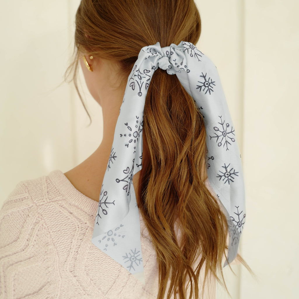 Snowflake Hair Scarf Set (2)