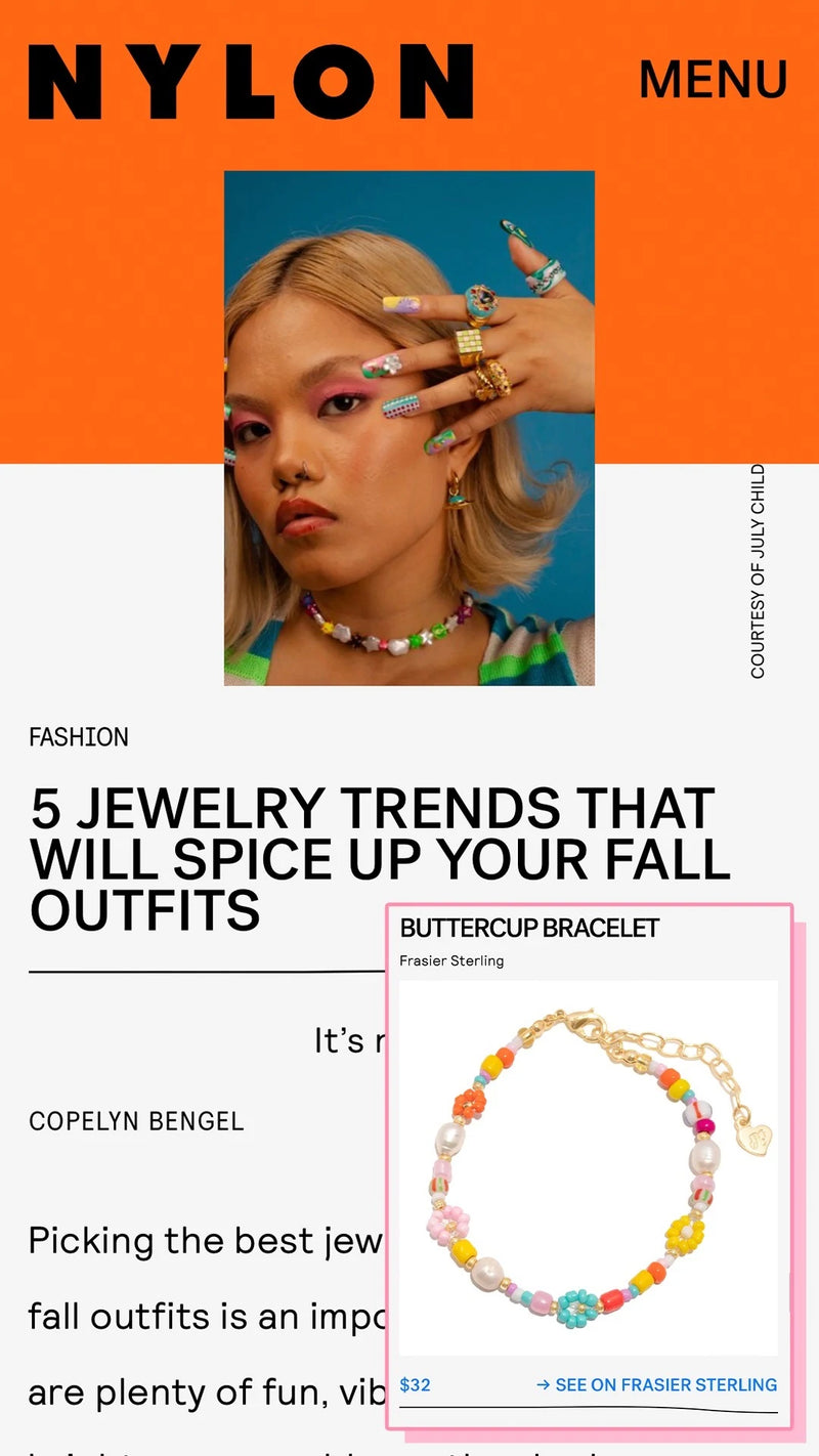 nylon jewelry trends fall outfits frasier sterling