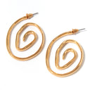 Bermuda Hoops in Gold