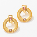 Alina Earrings in Plum