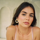 Alina Earrings in Plum