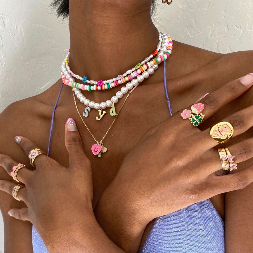 Gemsha - Faux Pearl Layered Necklace / Bracelet | YesStyle