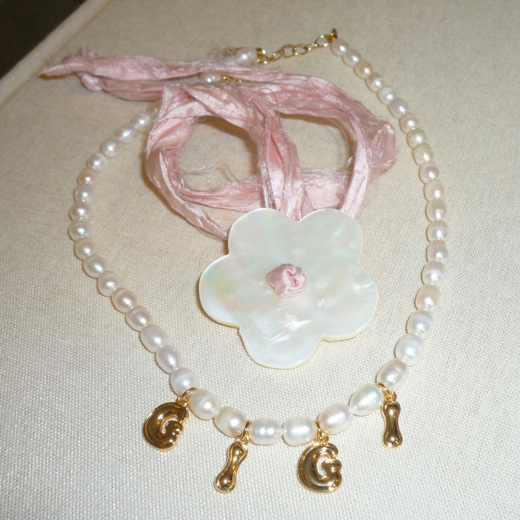 South of France Necklace in Pink